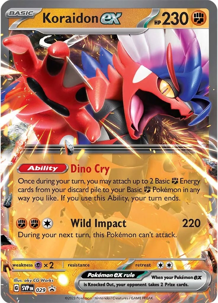 Koraidon ex (029) [Scarlet & Violet: Black Star Promos] - The Mythic Store | 24h Order Processing