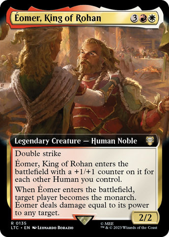 Eomer, King of Rohan (Extended Art) [The Lord of the Rings: Tales of Middle-Earth Commander] - The Mythic Store | 24h Order Processing