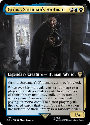 Grima, Saruman's Footman (Extended Art) [The Lord of the Rings: Tales of Middle-Earth Commander] - The Mythic Store | 24h Order Processing