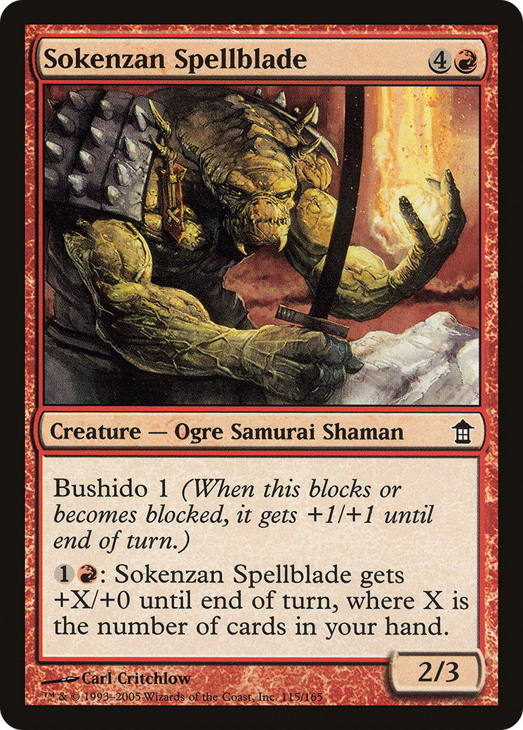Sokenzan Spellblade [Saviors of Kamigawa] - The Mythic Store | 24h Order Processing