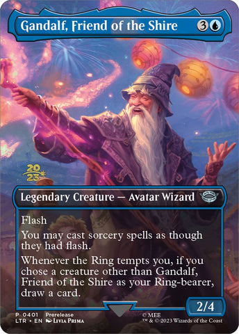 Gandalf, Friend of the Shire [The Lord of the Rings: Tales of Middle-Earth Prerelease Promos] - The Mythic Store | 24h Order Processing