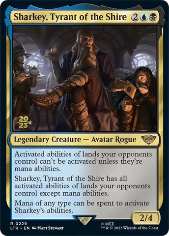 Sharkey, Tyrant of the Shire [The Lord of the Rings: Tales of Middle-Earth Prerelease Promos] - The Mythic Store | 24h Order Processing