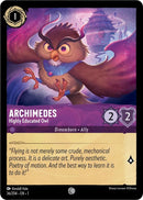 Archimedes - Highly Educated Owl (36/204) [The First Chapter] - The Mythic Store | 24h Order Processing