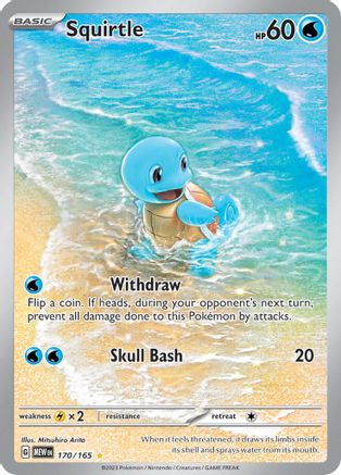 Squirtle (170/165) [Scarlet & Violet 151] - The Mythic Store | 24h Order Processing
