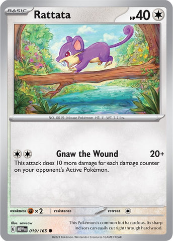 Rattata (019/165) [Scarlet & Violet 151] - The Mythic Store | 24h Order Processing