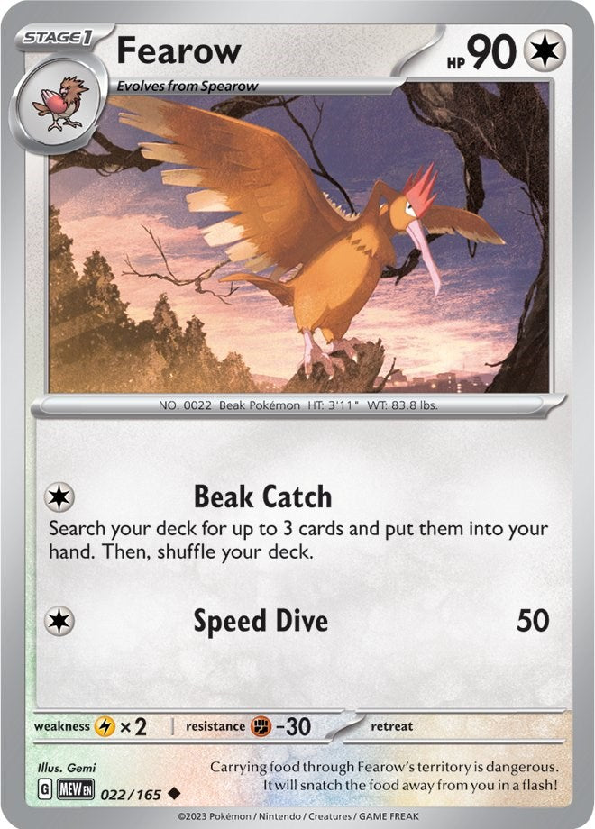 Fearow (022/165) [Scarlet & Violet 151] - The Mythic Store | 24h Order Processing