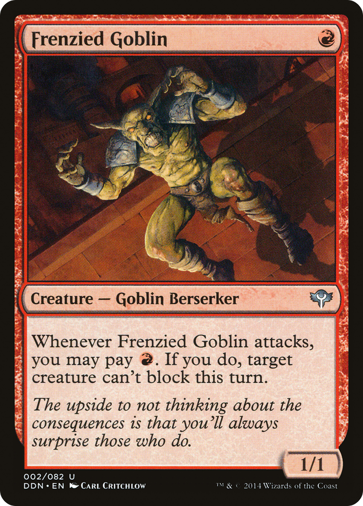 Frenzied Goblin [Duel Decks: Speed vs. Cunning] - The Mythic Store | 24h Order Processing