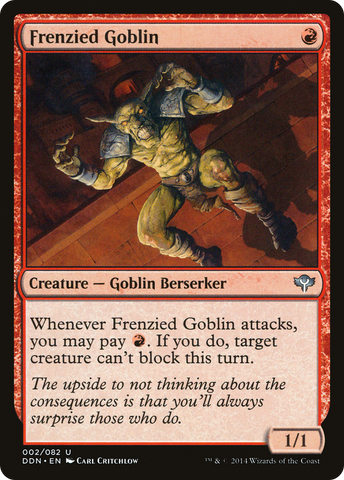 Frenzied Goblin [Duel Decks: Speed vs. Cunning] - The Mythic Store | 24h Order Processing
