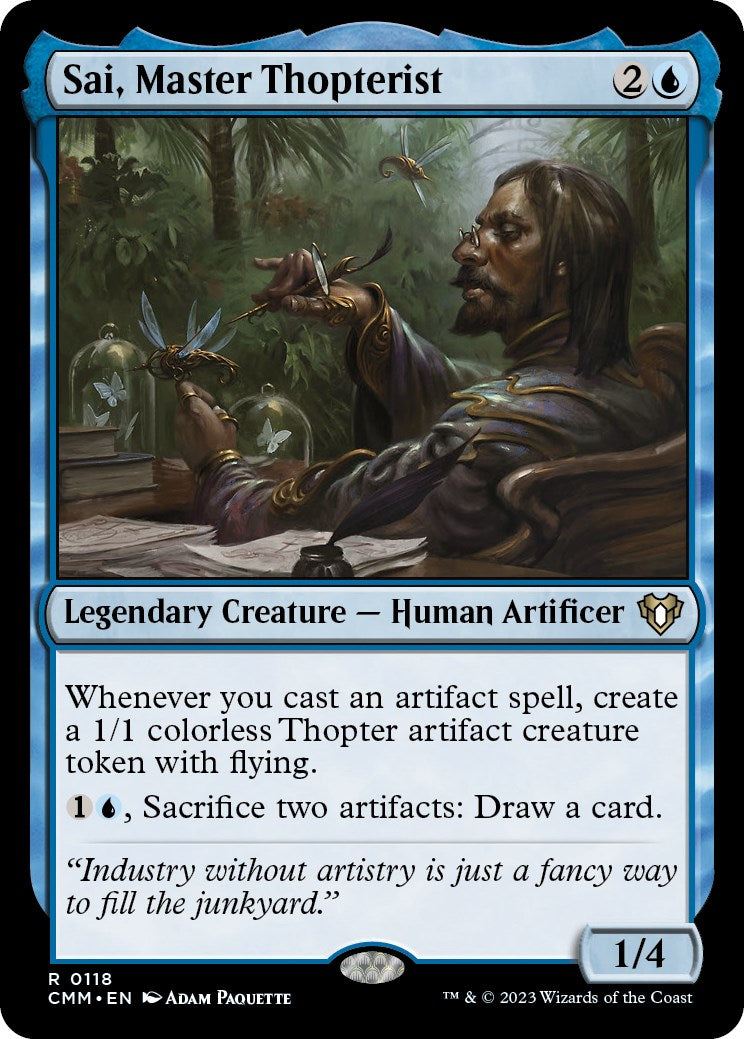 Sai, Master Thopterist [Commander Masters] - The Mythic Store | 24h Order Processing