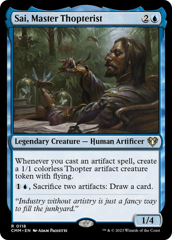 Sai, Master Thopterist [Commander Masters] - The Mythic Store | 24h Order Processing