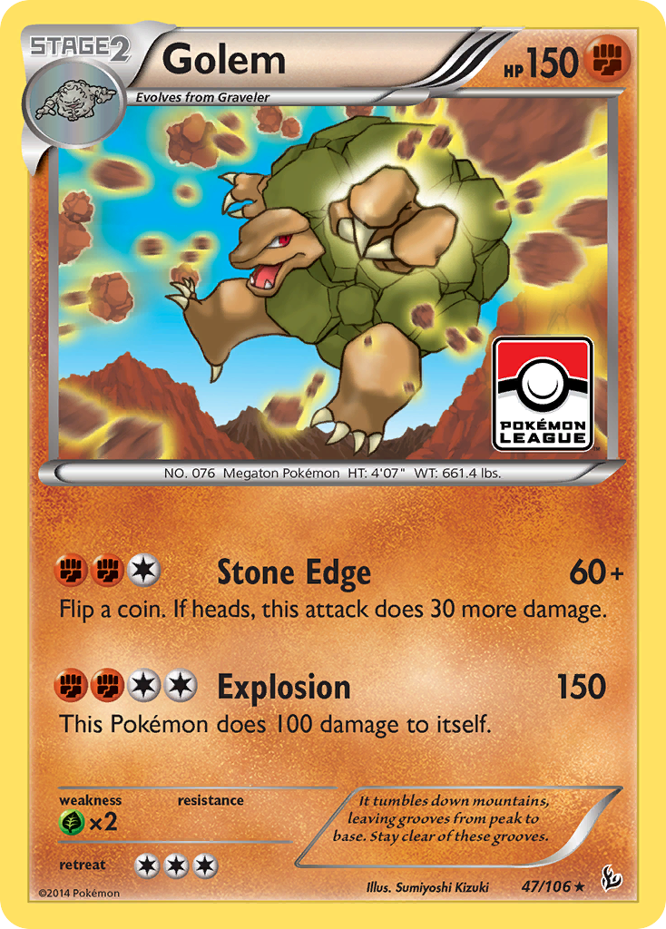 Golem (47/106) [XY: Flashfire] - The Mythic Store | 24h Order Processing