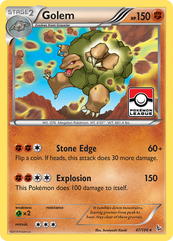 Golem (47/106) [XY: Flashfire] - The Mythic Store | 24h Order Processing