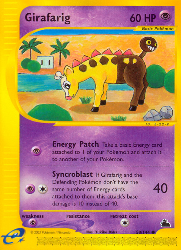 Girafarig (58/144) [Skyridge] - The Mythic Store | 24h Order Processing