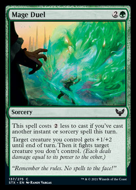 Mage Duel [Strixhaven: School of Mages] - The Mythic Store | 24h Order Processing