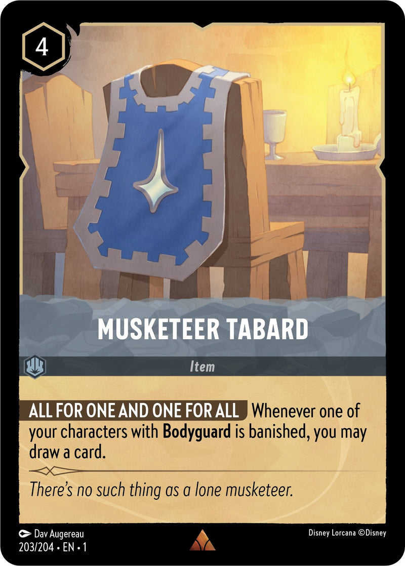 Musketeer Tabard (203/204) [The First Chapter] - The Mythic Store | 24h Order Processing