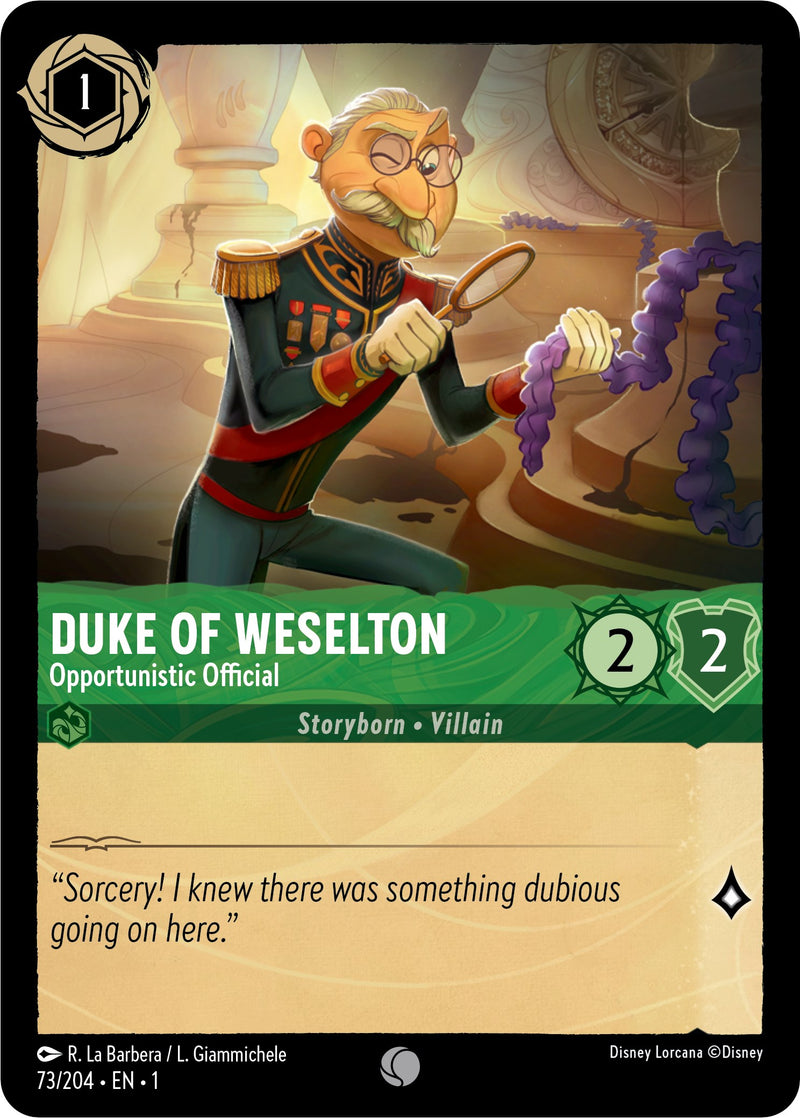 Duke of Weselton - Opportunistic Official (73/204) [The First Chapter] - The Mythic Store | 24h Order Processing