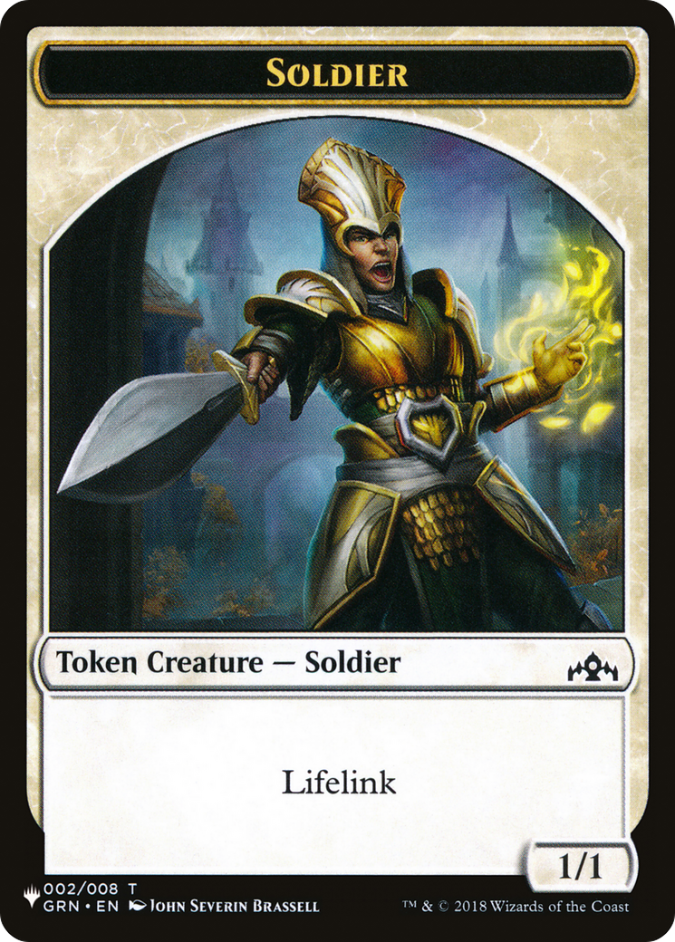 Angel (SLD) // Soldier (GRN) Double-Sided Token [Secret Lair: Angels Tokens] - The Mythic Store | 24h Order Processing