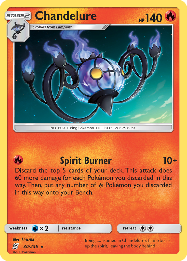 Chandelure (30/236) [Sun & Moon: Unified Minds] - The Mythic Store | 24h Order Processing