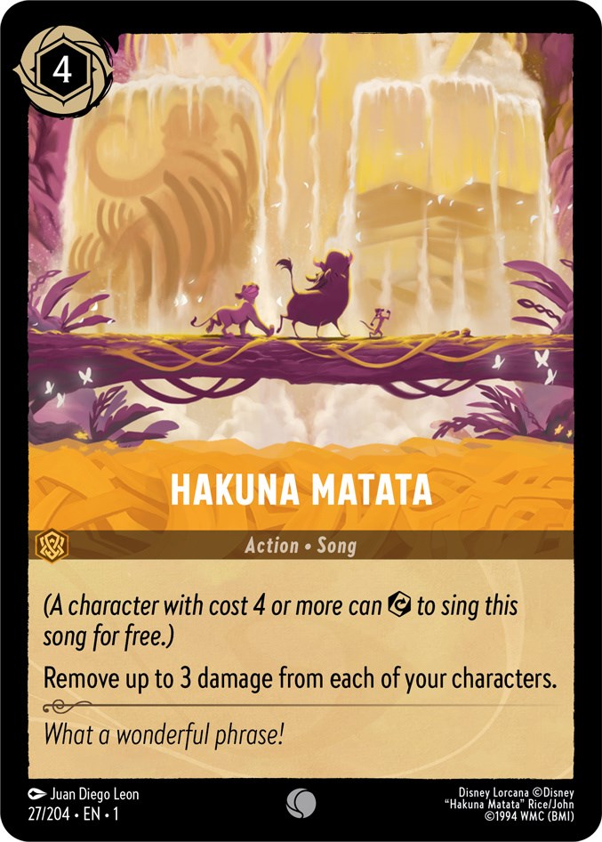 Hakuna Matata (27/204) [The First Chapter] - The Mythic Store | 24h Order Processing