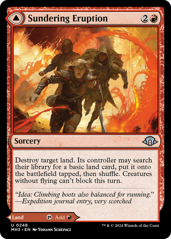 Sundering Eruption // Volcanic Fissure [Modern Horizons 3] - The Mythic Store | 24h Order Processing