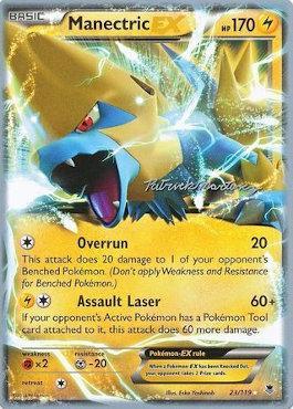 Manectric EX (23/119) (Punches 'n' Bites - Patrick Martinez) [World Championships 2015] - The Mythic Store | 24h Order Processing