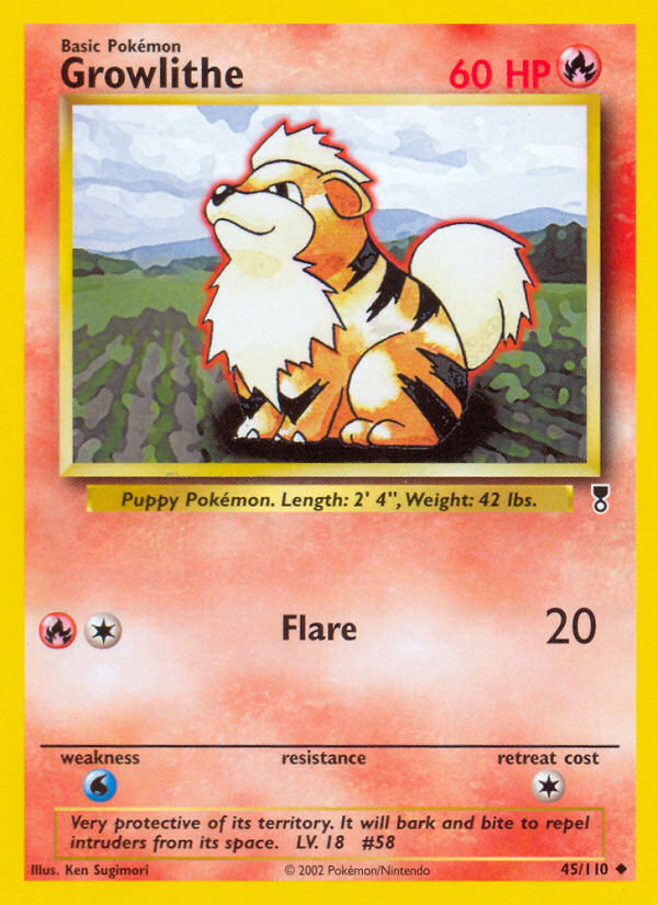 Growlithe (45/110) [Legendary Collection] - The Mythic Store | 24h Order Processing