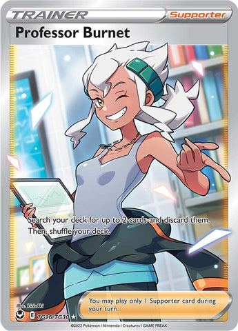 Professor Burnet (TG26/TG30) [Sword & Shield: Silver Tempest] - The Mythic Store | 24h Order Processing