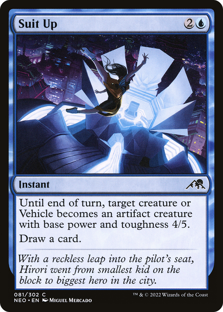 Suit Up [Kamigawa: Neon Dynasty] - The Mythic Store | 24h Order Processing