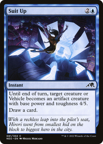 Suit Up [Kamigawa: Neon Dynasty] - The Mythic Store | 24h Order Processing