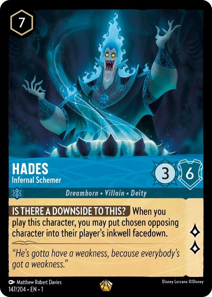 Hades - Infernal Schemer (147/204) [The First Chapter] - The Mythic Store | 24h Order Processing