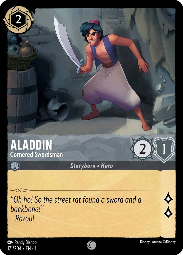 Aladdin - Cornered Swordsman (171/204) [The First Chapter] - The Mythic Store | 24h Order Processing
