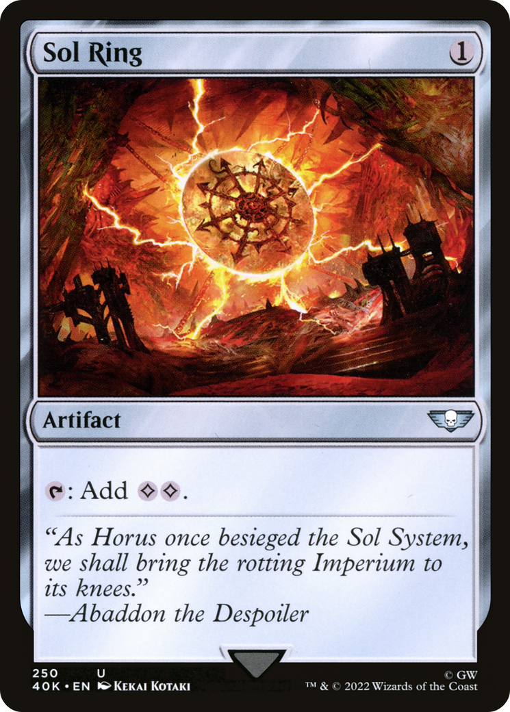 Sol Ring (250) [Warhammer 40,000] - The Mythic Store | 24h Order Processing