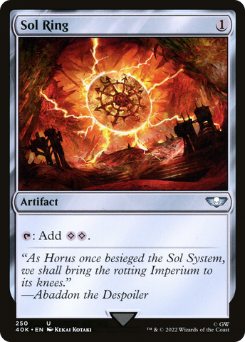Sol Ring (250) [Warhammer 40,000] - The Mythic Store | 24h Order Processing