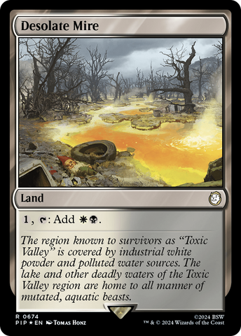 Desolate Mire (Surge Foil) [Fallout] - The Mythic Store | 24h Order Processing