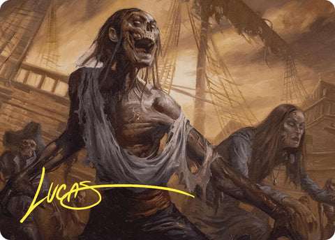 Rise from the Tides Art Card (Gold-Stamped Signature) [Commander Masters Art Series] - The Mythic Store | 24h Order Processing