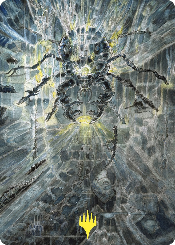 Darksteel Mutation Art Card (Gold-Stamped) [Commander Masters Art Series] - The Mythic Store | 24h Order Processing