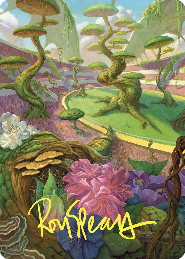Undergrowth Stadium Art Card (Gold-Stamped Signature) [Commander Masters Art Series] - The Mythic Store | 24h Order Processing