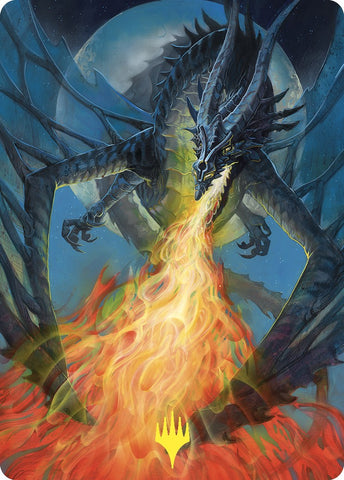 Balefire Dragon Art Card (Gold-Stamped) [Commander Masters Art Series] - The Mythic Store | 24h Order Processing