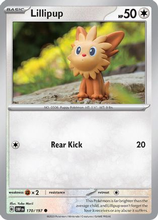 Lillipup (170/197) [Scarlet & Violet: Obsidian Flames] - The Mythic Store | 24h Order Processing
