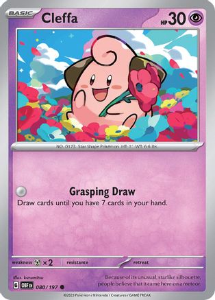 Cleffa (080/197) [Scarlet & Violet: Obsidian Flames] - The Mythic Store | 24h Order Processing