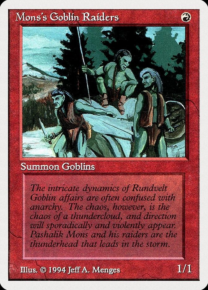 Mons's Goblin Raiders [Summer Magic / Edgar] - The Mythic Store | 24h Order Processing