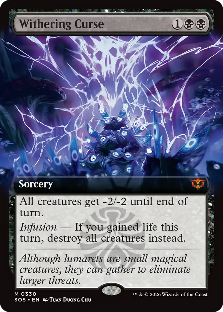 Withering Curse (Extended Art) [Secrets of Strixhaven] - The Mythic Store | 24h Order Processing