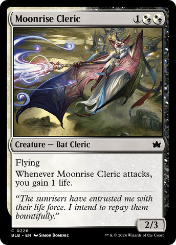 Moonrise Cleric [Bloomburrow] - The Mythic Store | 24h Order Processing