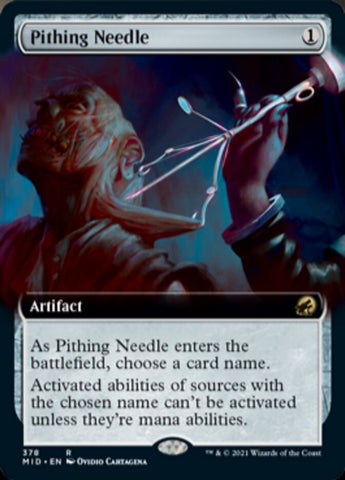 Pithing Needle (Extended Art) [Innistrad: Midnight Hunt] - The Mythic Store | 24h Order Processing