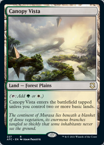 Canopy Vista [Dungeons & Dragons: Adventures in the Forgotten Realms Commander] - The Mythic Store | 24h Order Processing