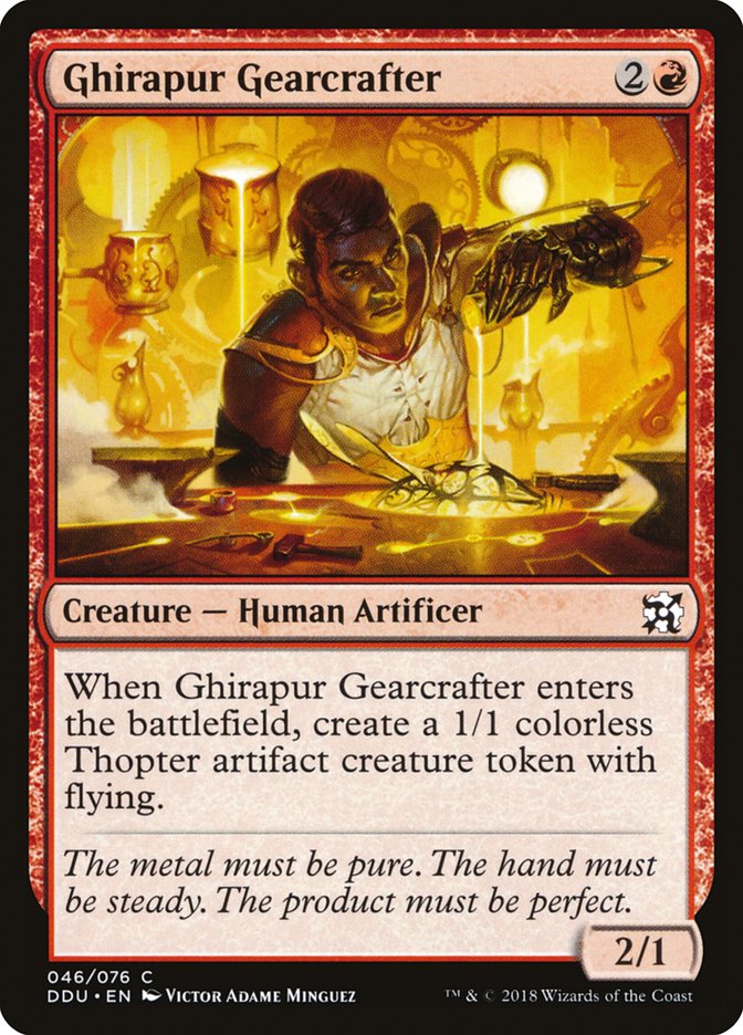 Ghirapur Gearcrafter [Duel Decks: Elves vs. Inventors] - The Mythic Store | 24h Order Processing