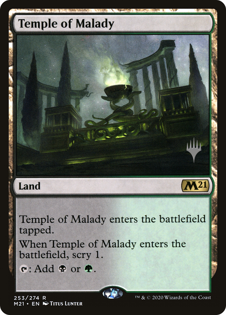 Temple of Malady (Promo Pack) [Core Set 2021 Promos] - The Mythic Store | 24h Order Processing