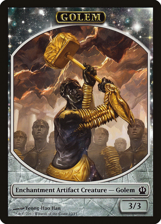 Golem Token [Theros Tokens] - The Mythic Store | 24h Order Processing