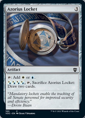 Azorius Locket [Innistrad: Crimson Vow Commander] - The Mythic Store | 24h Order Processing