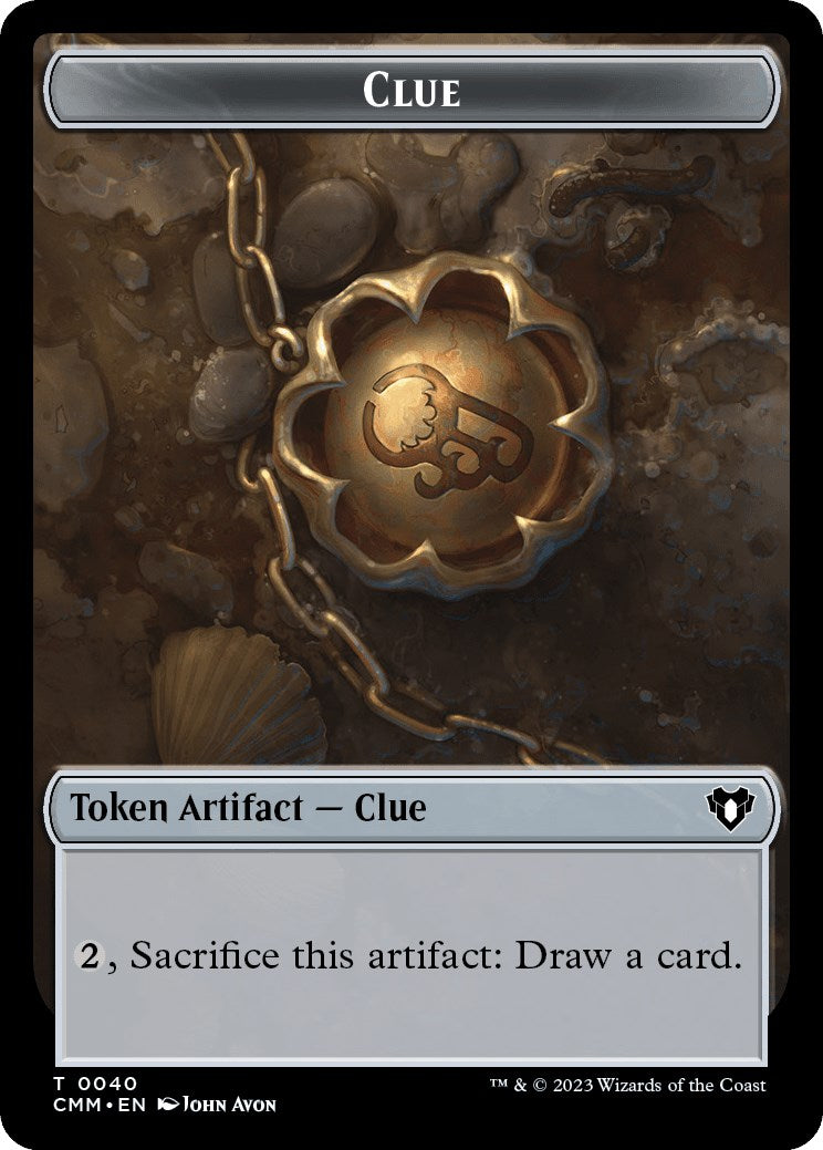 Clue // Rat Double-Sided Token [Commander Masters Tokens] - The Mythic Store | 24h Order Processing